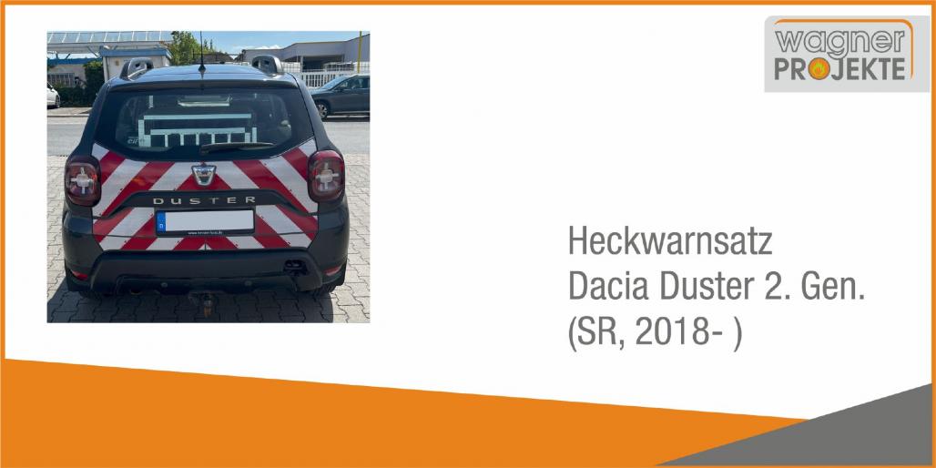 Dacia Duster Heckwarnsatz