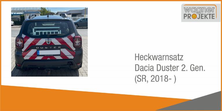 Dacia Duster Heckwarnsatz